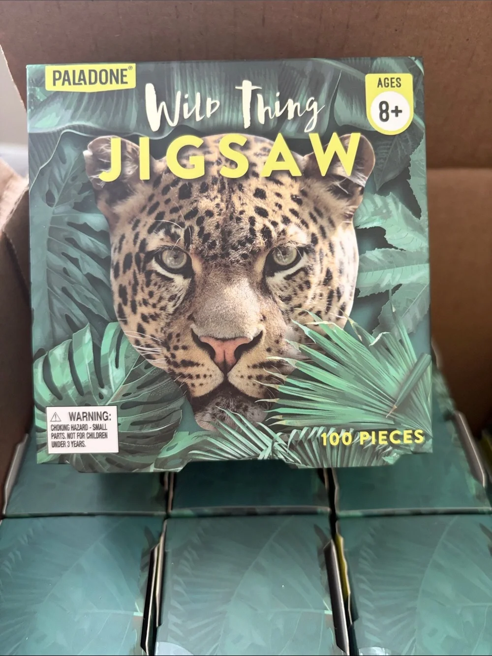 Paladone Wild Thing Leopard Jigsaw Puzzle - Teal & Gold